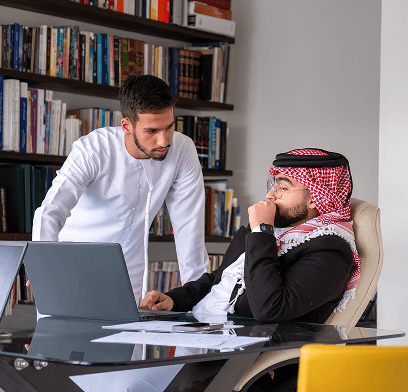 Arabic + English brand localization support